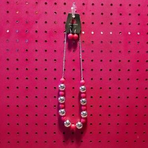 Necklace with matching earrings